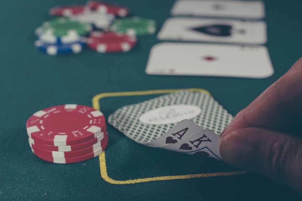 Photo Poker table